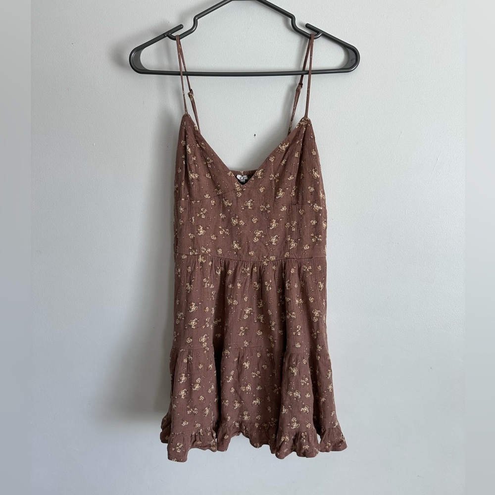 Garage Flowy Mini Dress